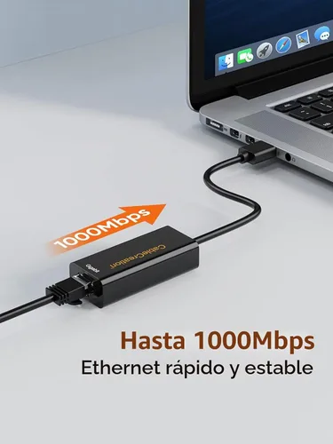 Vista 3 de Adaptador USB a Ethernet, CableCreation USB 3.0 a adaptador de red LAN