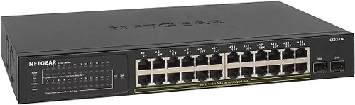 Vista 11 de NETGEAR Switch Pro PoE administrado inteligente Gigabit Ethernet de 10 puertos (GS510TPP) - con 8 x PoE+ @ 190W, 2 x 1G SFP, montaje