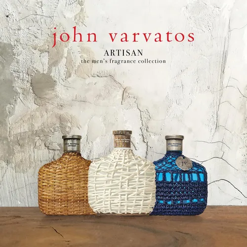 Vista 5 de John Varvatos Colonia para hombre, Artisan Blu Eau de Toilette EDT Spray, aroma Fougere de agua marina con notas de albahaca, pino y geranio