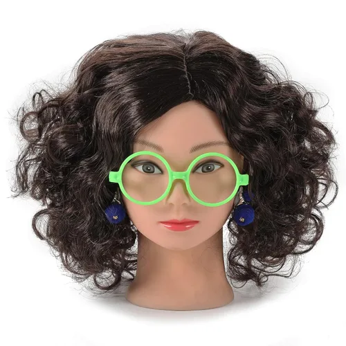 Vista 3 de WanBigVa Pelucas para niños y niñas, accesorios de disfraz para fiesta de cosplay de Halloween