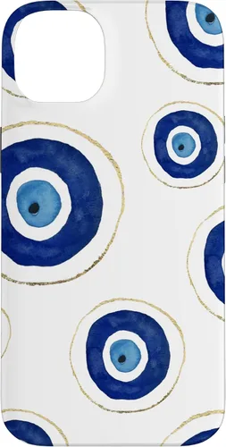 Vista 15 de Funda para teléfono con diseño de amuleto contra el mal de ojo, color blanco para iPhone 17