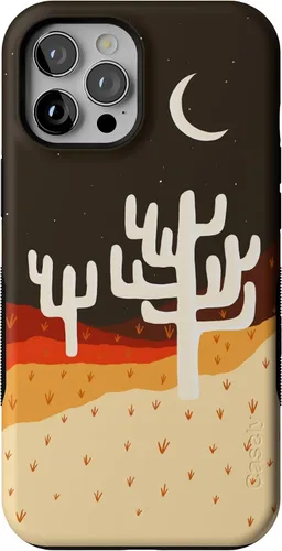 Vista 26 de Casely Funda para iPhone 12 Pro Max Always Vibing Retro Diseño protector audaz Diseño compatible con MagSafe