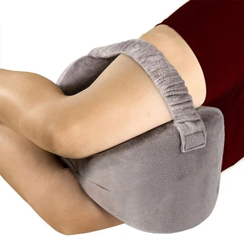 Vista 3 de Almohada ortopédica de rodilla para alivio de la ciática, dolor de piernas, embarazo, almohada de espuma viscoelástica para piernas para dormir