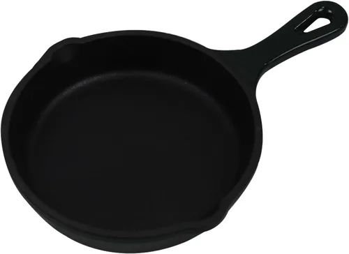 Vista 5 de Utensilios de cocina de hierro fundido esmaltado (Olla Mini 0,25 Qt., Glaciar)