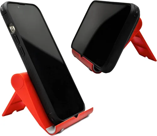 Vista 6 de Soporte de teléfono celular ajustable para escritorio, soporte de teléfono portátil compatible con la mayoría de iPhone, Samsung y otros teléfonos
