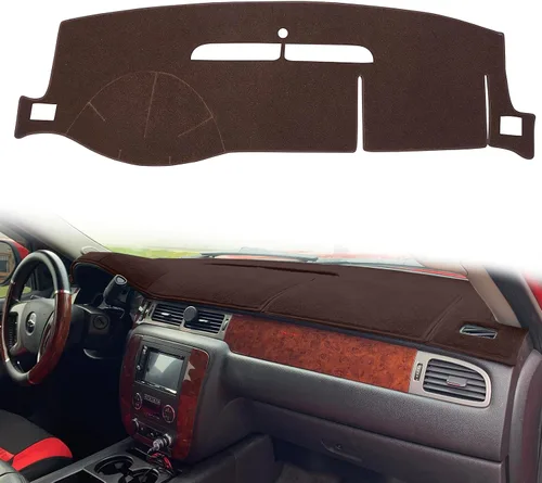 Vista 9 de Cubierta de tablero para Chevy Chevrolet Tahoe Suburban 2007-2014 Beige