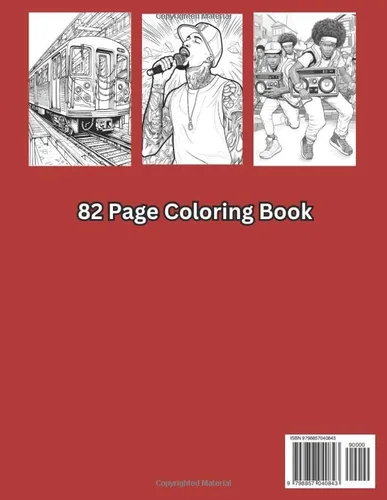 Vista 2 de Hue's Got Flow A Hip-Hop Coloring Odyssey