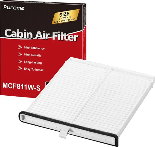 Vista 9 de Puroma Filtro de aire de cabina multicapa para CF12150 6081C 12150-C1 Ford