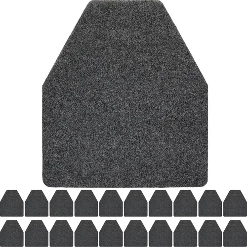 Vista 10 de Nuanchu Paquete de 6 tapetes para orinario para hombres, antideslizantes, para uso comercial, altamente absorbentes, almohadillas de baño para baño
