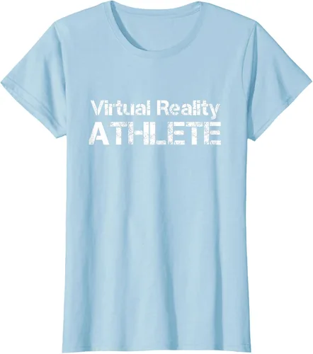 Vista 22 de Virtual Reality ATHLETE for VR Gamers Camiseta, Negro, S