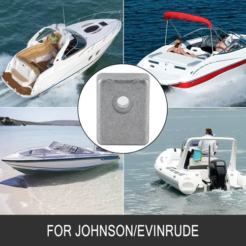Vista 5 de Aramox Ánodo fuera de borda, ánodo de zinc para barco apto para motor fuera de borda 55320‑95311 55320‑95310 55321‑93J00 55321‑93J01DF25-DF300