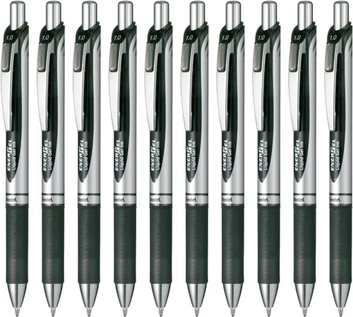 Vista 10 de Pentel BLN73-A EnerGel - Bolígrafo de tinta (0.3, negro, 10 unidades)