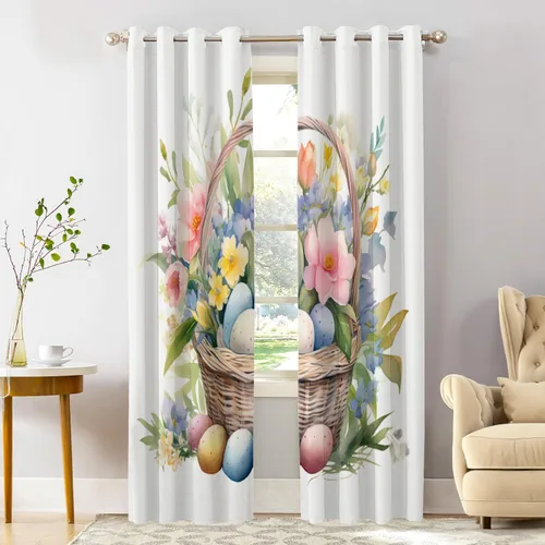 Vista 10 de Shrahala Cortinas blancas S inspiradoras para ventanas de cocina, cortinas negras con palabras cristianas para cafetería, cortinas opacas