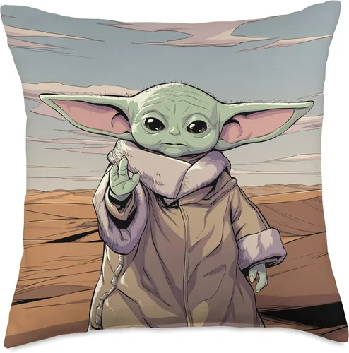 Vista 5 de Star Wars The Mandalorian The Child Grogu - Almohada de mano elevada