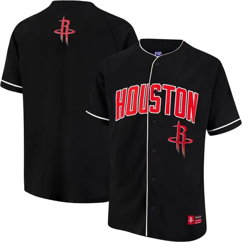 Vista 31 de Ultra Game Camiseta de béisbol oficial de la NBA con botones y botones para hombre