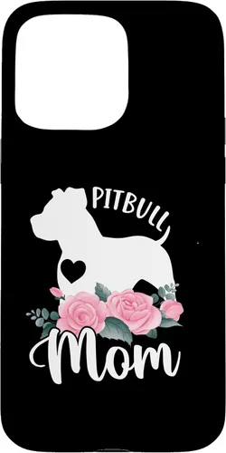 Vista 31 de Pitbull Mom Pitbulls Dog Cooler Saying Case for iPhone 17