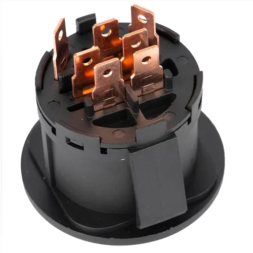 Vista 6 de Interruptor de encendido para tractor, interruptor de llave 4 posiciones para Husqvarna, AYP, Craftsman, MPN, Delta, Poulan, Ariens, MTD, Snapper