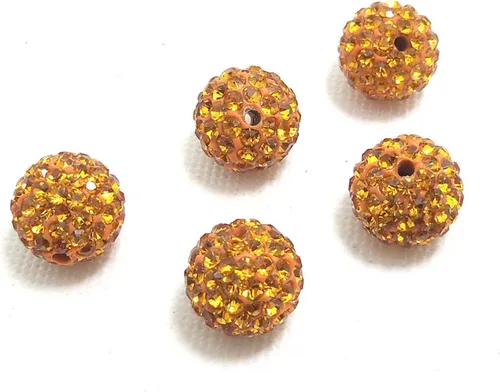 Vista 2 de 8 mm Bolas De Discoteca Arcilla abalorio shamballa de vidrio pave Calidad Premium de bricolaje checa por Eart