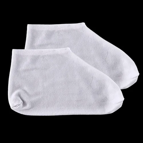 Vista 2 de 2 pares de calcetines curativos para pies secos para hombres y mujeres, loción, calcetines hidratantes para spa durante la noche absorbentes