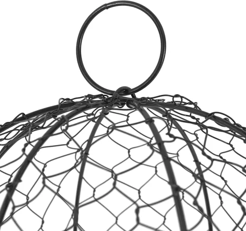 Vista 6 de Paquete de 5 Cloches de alambre de pollo para jardín, 12.99 pulgadas de profundidad x 15.75 pulgadas de alto, protectores y cubiertas de plantas
