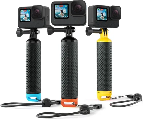 Vista 9 de Mango Flotante Grip Floaty Stick Accesorio Impermeable Compatible con GoPro Hero 13, 12, 11, 10, 9, 8, 7, 6, 5, 4, Session, 3+, 3, Hero(2018), Max