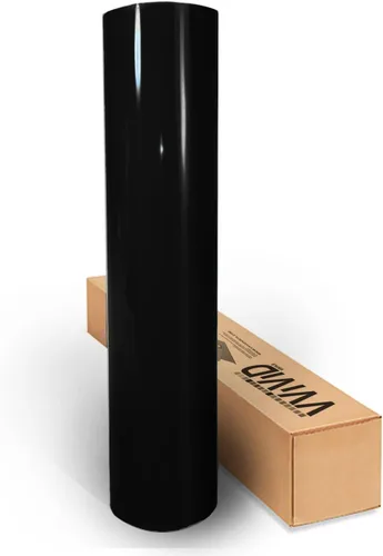 Vista 6 de VViViD vinilo adhesivo negro brillante con liberación de aire hoja de calcomanía
