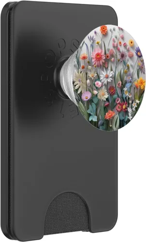 Vista 7 de Colección de ramo de flores con patrón floral PopSockets Adhesivo PopGrip