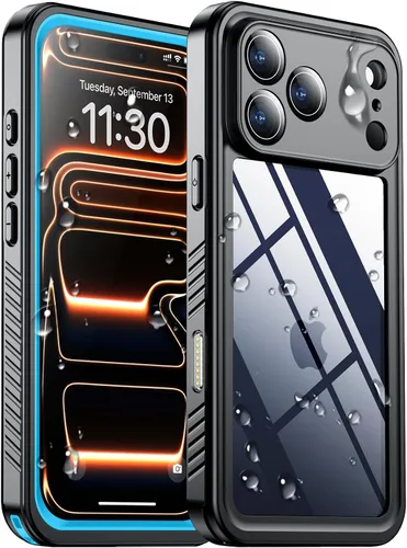 Vista 11 de SPIDERCASE Funda impermeable para iPhone 12 Pro Max, lente integrada y protector de pantalla, protección completa resistente, 12 pies, a prueba