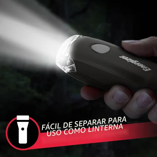 Vista 8 de Energizer - Luz de bicicleta de 130 lúmenes, resistente a la intemperie para bicicletas, baterías incluidas