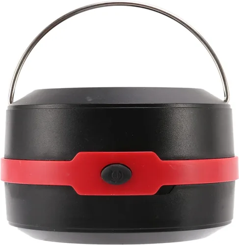 Vista 2 de Linterna de camping LED con energía solar USB plegable portátil recargable para senderismo camping tienda caza rojo
