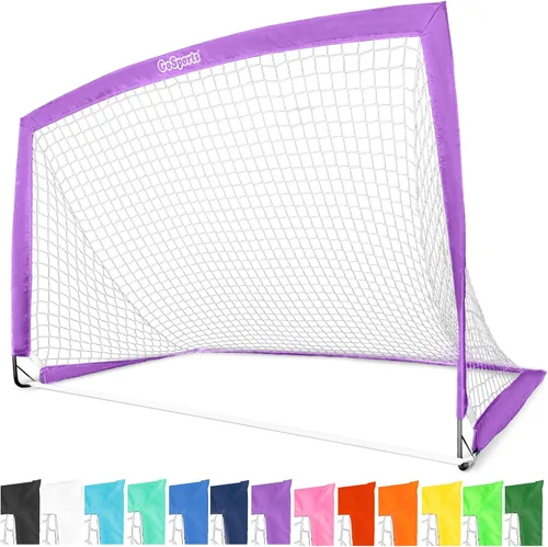Vista 10 de GoSports - Arcos de fútbol portátiles para niños, 13 opciones de color, elige 4 x 3 pies o 6 x 4 pies, redes desplegables de tono