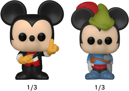 Vista 10 de Funko Bitty Pop! Disney - Minnie, paquete de 4 – Minnie Mouse (vestido rojo), pato margarita, pato Donald y una figura misteriosa sorpresa – 0.9