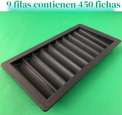 Vista 2 de Soporte para distribuidor de bandeja de fichas de póquer - Estante de fichas de distribuidor de mesa de póker de Blackjack Casino