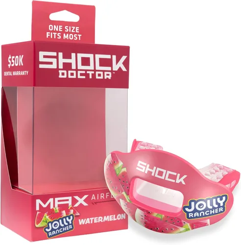 Vista 8 de Shock Doctor Kool Aid Protector Bucal para Labios - Máximo Flujo de Aire, Protección Completa de la Boca Compatible con Brackets, Protector