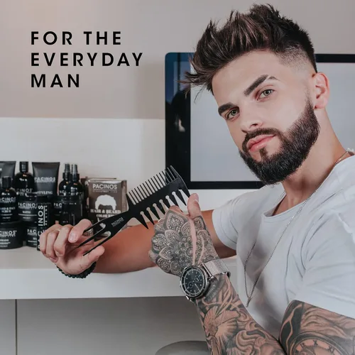 Vista 6 de Pacinos Sleek - Pomada de sujeción extra con brillo, definición de larga duración, todo tipo de cabello, 2 onzas líquidas