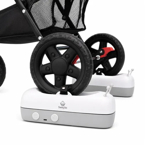 Vista 10 de Accesorio automático para cochecito – Chupete infantil para bebés de 0 a 12 meses – Recargable, control remoto, dos modos relajantes – Solo