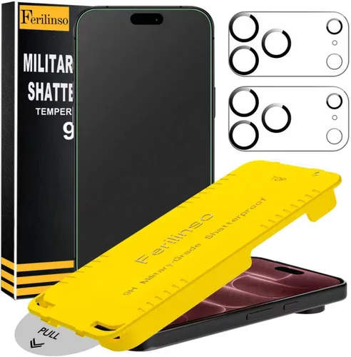 Vista 40 de Ferilinso Protector de pantalla de privacidad para iPhone Glass Back Ultra
