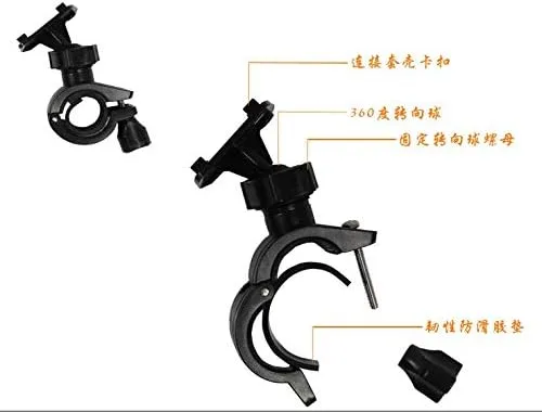 Vista 6 de Soporte para bicicleta resistente al agua con GPS, funda para manillar de bicicleta para iPhone 16 Pro iPhone 11 XR Samsung Galaxy S25+ S23 FE S20