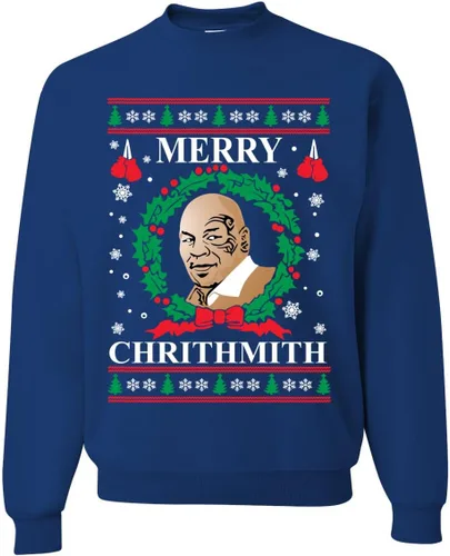 Vista 27 de Merry Chrithmith Ugly Christmas Sweater Unisex Crewneck Graphic Sweatshirt Negro Bitcheth