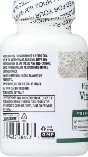 Vista 5 de 365 by Whole Foods Market, Vitamina E de alta potencia 1000 UI, 60