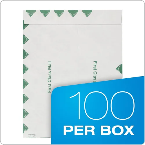 Vista 6 de Quality Park R1590 Survivor Tyvek USPS First Class Mailer, 10 x 13, blanco, paquete de 100