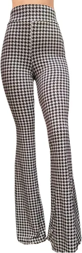 Vista 37 de ShopMyTrend - Pantalones de yoga largos con piernas anchas y acampanadas estilo palazzo, con cintura alta, para mujer