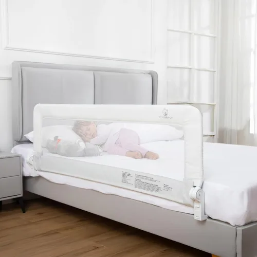 Vista 9 de ComfyBumpy Paquete de 1 riel de cama para niños pequeños de 35.5" L x 19.5" A Rieles de cama para niños pequeños para cama individual, matrimonial