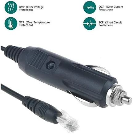 Vista 3 de Adaptador DC para coche para Sony ZS-X10 ZSX10 CD AM FM Radio portátil Boombox Auto Vehículo Barco RV Camper Encendedor Enchufe Fuente