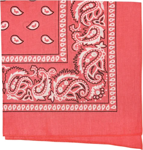 Vista 51 de Motique Accessories Bandana de algodón de 22 pulgadas con estampado cachemira