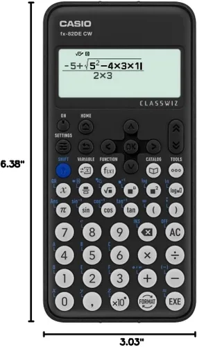 Vista 2 de Casio Calculadora científica técnica FX-82DE CW ClassWiz