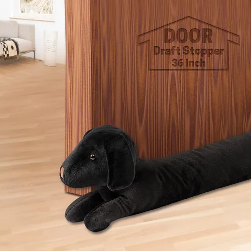 Vista 12 de SWISSELITE Tapón de 36 pulgadas para debajo de la puerta, bloqueador de ruido decorativo para puerta, tapón de aire para animales con peso de 1.43