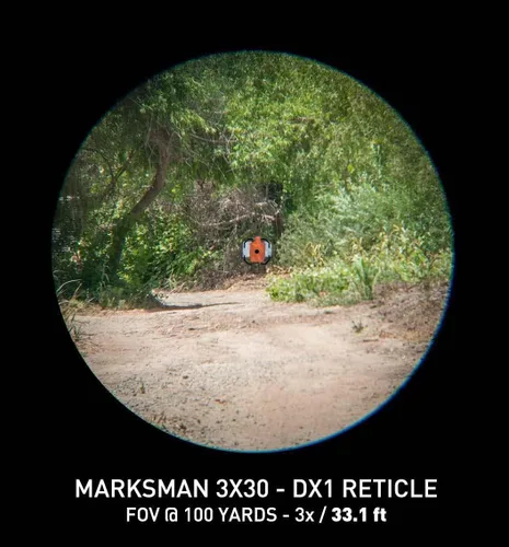 Vista 3 de Mira prismática Monstrum P330-B Marksman 3X