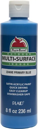 Vista 10 de Apple Barrel Pintura multisuperficie en varios colores (8 onzas), color negro