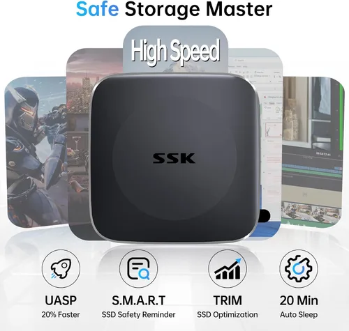Vista 5 de SSK Paquete SSD externo de 1 TB